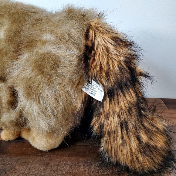 Fine Toy Large Plush Wolf Mom And Cub Stuffed Animals RARE & Realistic Set - Picture 5 of 7